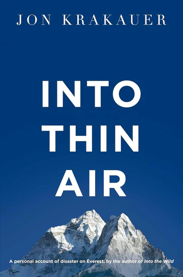 IntoThinAirBookbyJonKrakauer Into Thin Air Book by Jon Krakauer - Image 1