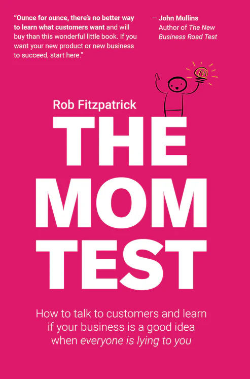 TheMomTest The Mom Test by Rob Fitzpatrick - Image 1